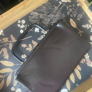 Vintage GARAY Purse Sleek retro 50s Foldable Handle Minimalist Design Brass